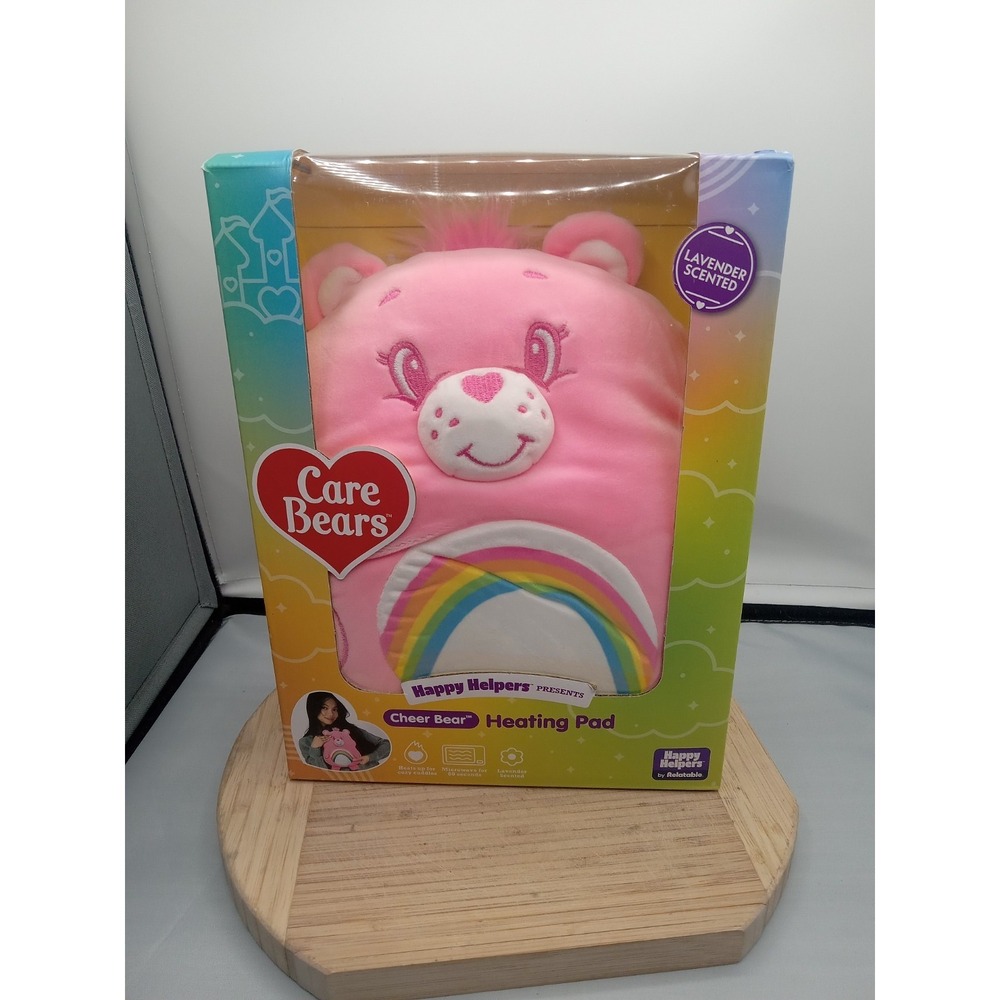 Care Bears Cheer Bear Microwaveable Lavender Heat Pad 10.5in Pain Relief